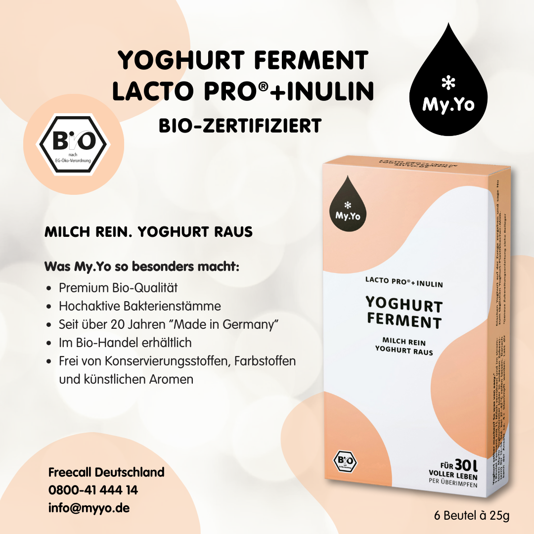 Bio Joghurtferment Lacto Pro mit Inulin Beschreibung
